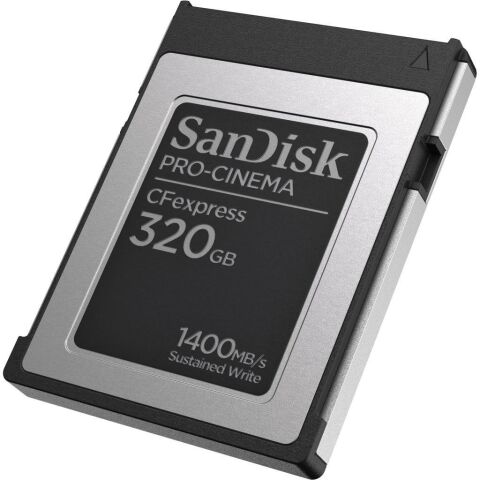 SanDisk 320GB PRO-CINEMA CFexpress Type B Hafıza Kartı - SDCFEC-320G-GN4NN