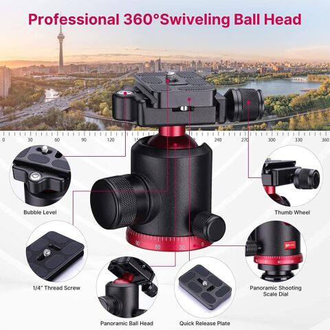 Ulanzi MT-51 Katlanabilir Çok Fonksiyonlu Alüminyum Tripod