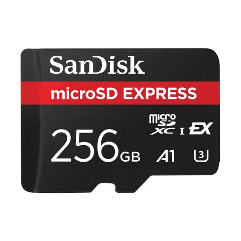 SanDisk Express 256GB 880/650MB/s UHS-I U3 A1 microSDXC Hafıza Kartı SDSQXFN-256G-GN4NN