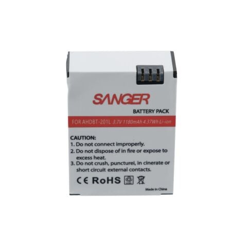 Sanger AHDBT-201 Gopro Hero 3 3+ Batarya