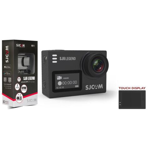 SJCAM SJ6 Legend Wi-Fi 4K Aksiyon Kamerası Siyah