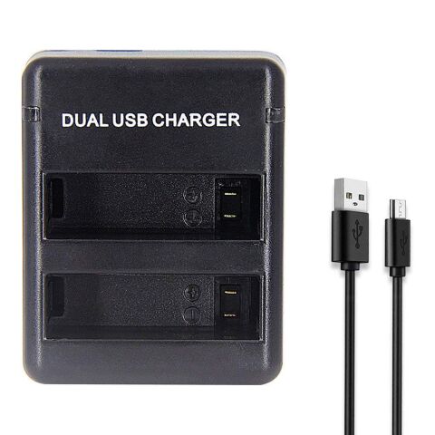 Gopro Hero 4 İçin İkili Batarya Pil Şarj Cihazı