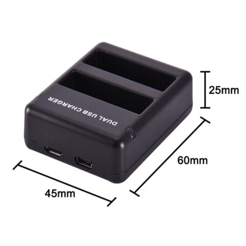 Gopro Hero 4 İçin İkili Batarya Pil Şarj Cihazı