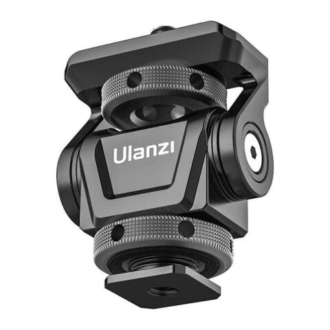 Ulanzi U150 Kamera Üstü Monitör Bağlantı Kafası Ball Head