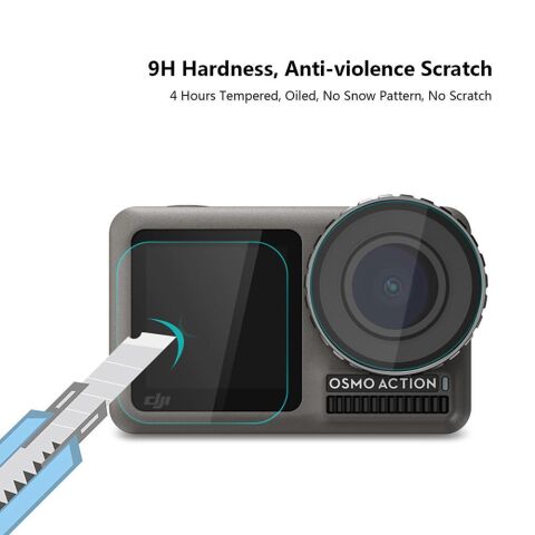 Dji Osmo Action Cam Ekran ve Lens Koruma Seti