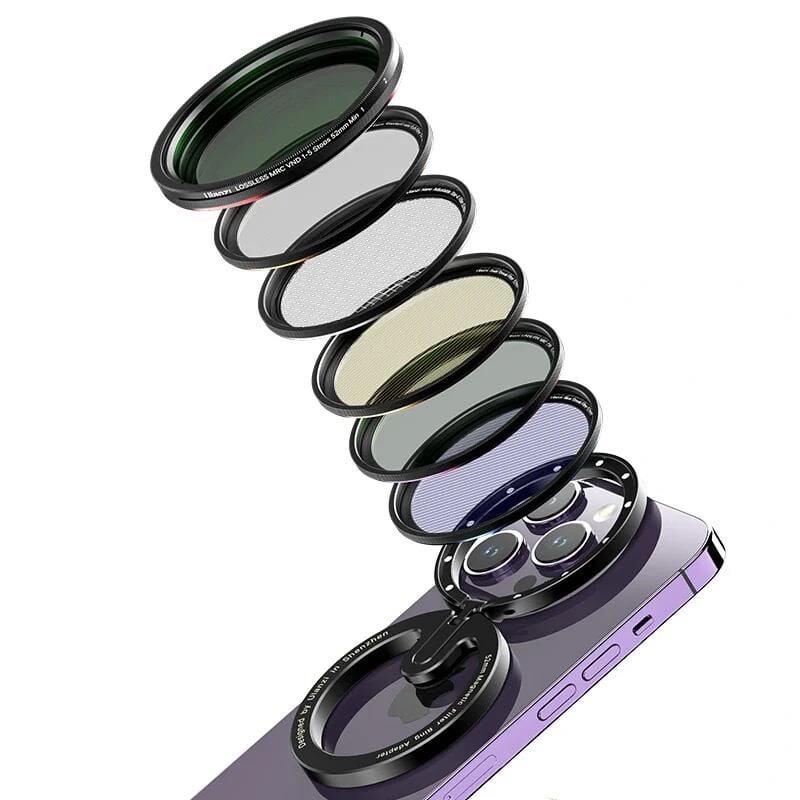 Ulanzi HP-013 Akıllı Telefonlar İçin 52mm MagFilter Manyetik Filtre Seti