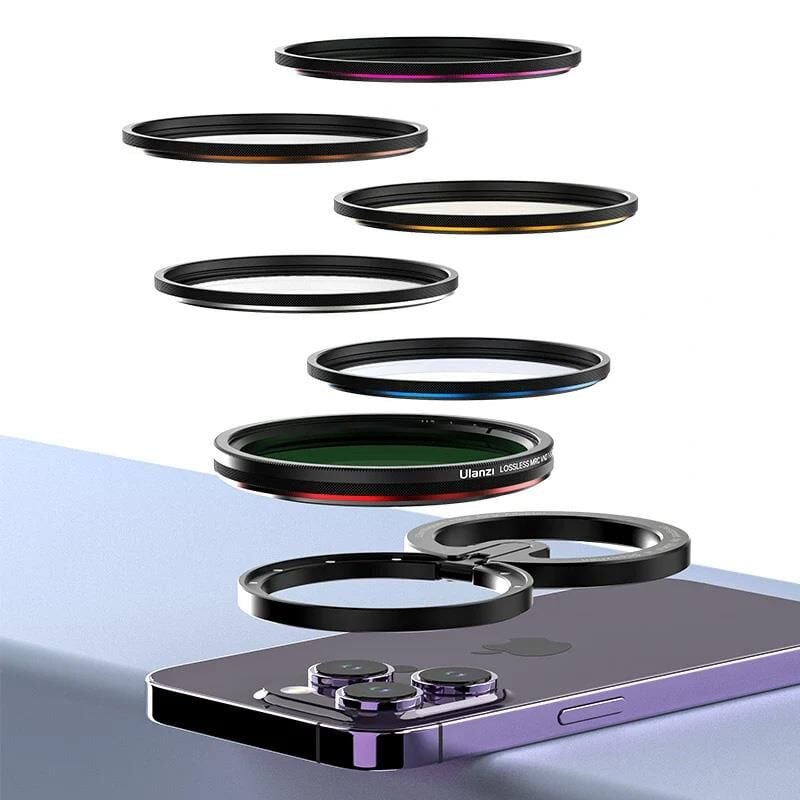 Ulanzi HP-013 Akıllı Telefonlar İçin 52mm MagFilter Manyetik Filtre Seti