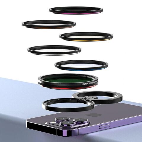 Ulanzi HP-013 Akıllı Telefonlar İçin 52mm MagFilter Manyetik Filtre Seti