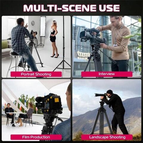Ulanzi MT-81 Alüminyum 360° Ball Head Kafa Video Tripod