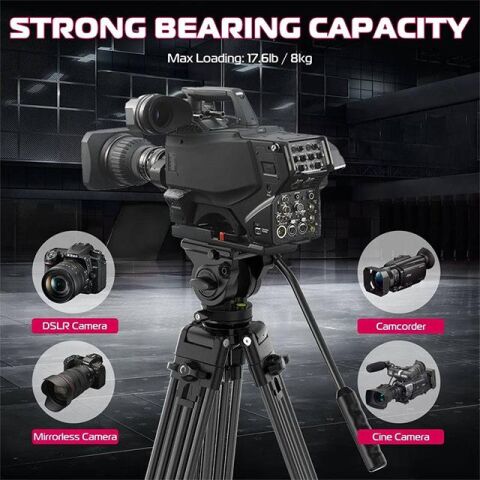 Ulanzi MT-81 Alüminyum 360° Ball Head Kafa Video Tripod