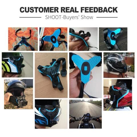 Aksiyon Kamera Kask Alt Çene Bağlantı Aparatı