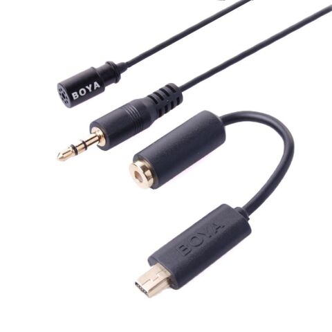 Boya BY-LM20 Gopro İçin Yaka Mikrofonu