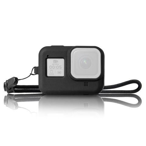 Gopro Hero 8 Black İçin Silikon Kılıf Siyah