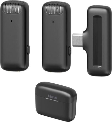 Ulanzi J12 Kablosuz İkili Yaka Mikrofonu Lightning
