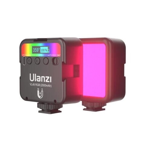 Ulanzi VL49 RGB Mini Vlogger Youtuber Manyetik LED Işık