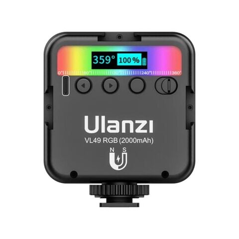 Ulanzi VL49 RGB Mini Vlogger Youtuber Manyetik LED Işık