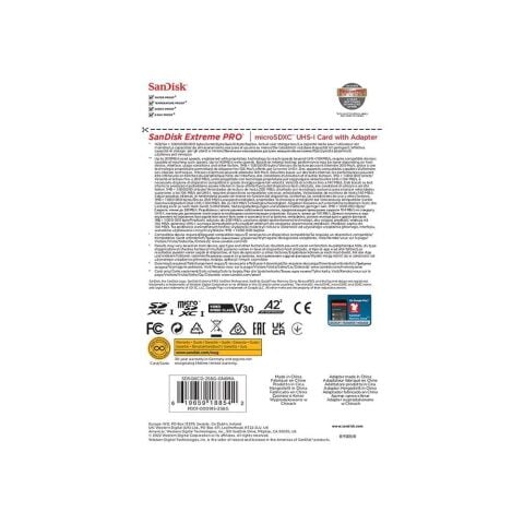 Sandisk Extreme Pro 256GB 200mb/s MicroSDXC Hafıza