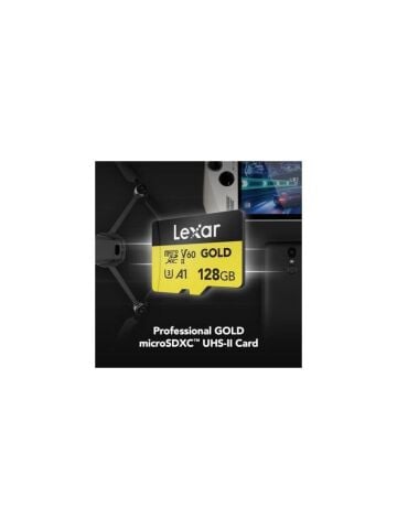 Lexar Professional 128GB 280 MB/s Gold Micro SD Hafıza Kartı