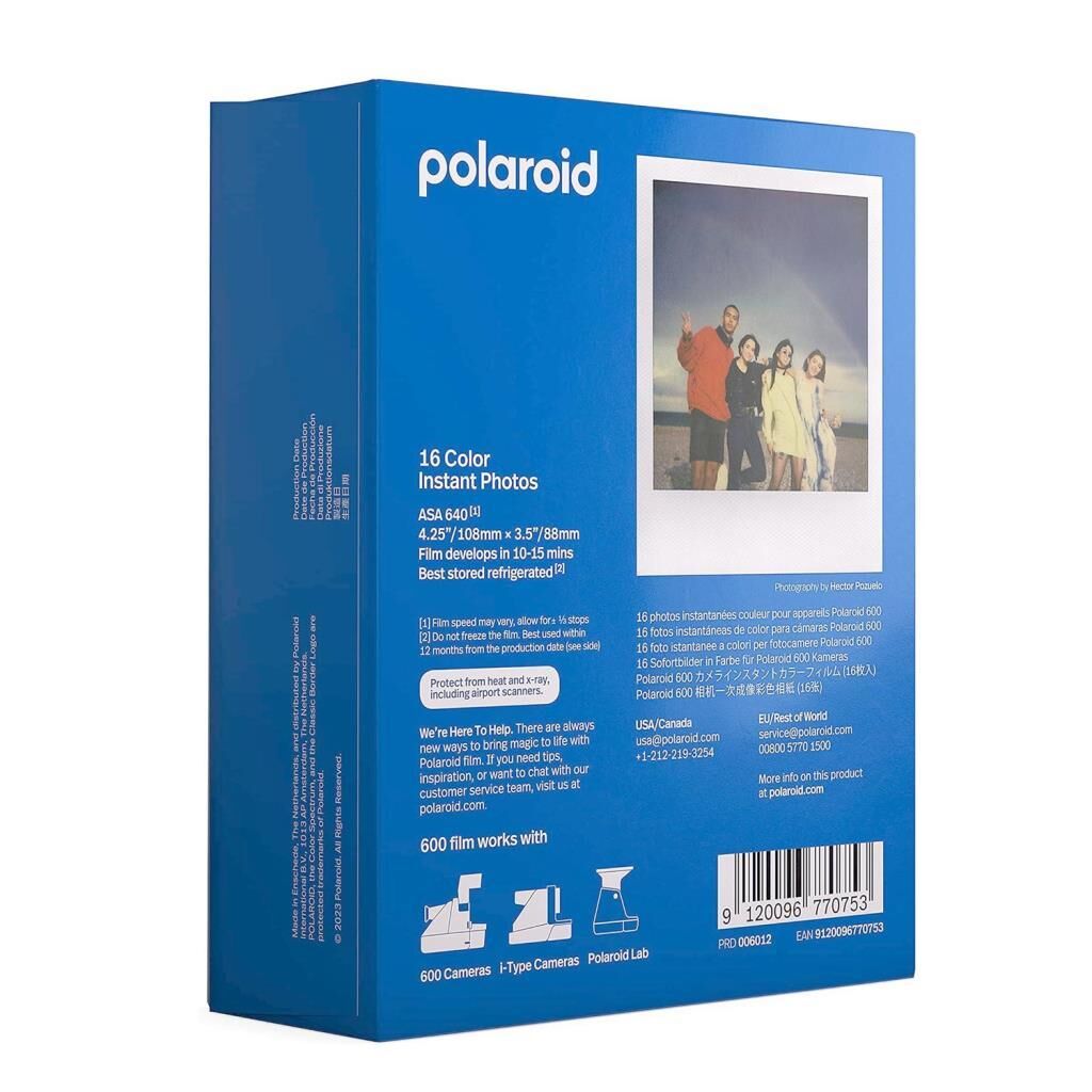 Polaroid Color Film 600 Double Pack 16 Poz - NPOL6012