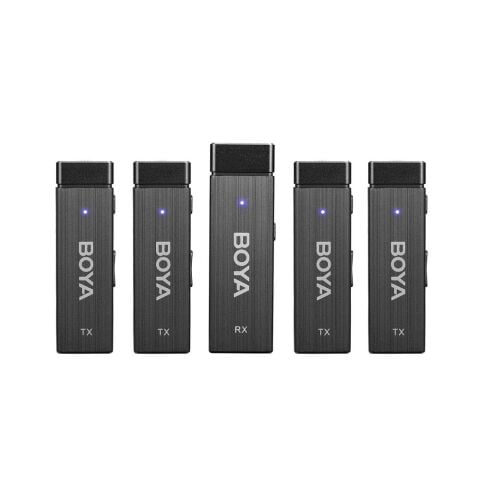 Boya BY-W4 Ultra Kompakt Dört Kanallı Kablosuz Mikrofon Sistemi