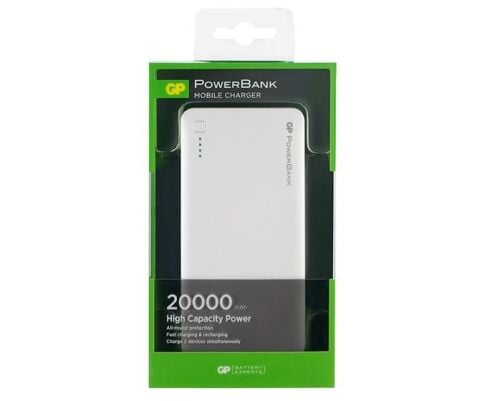 GP 20000mah Taşınabilir Şarj Aleti Powerbank Beyaz