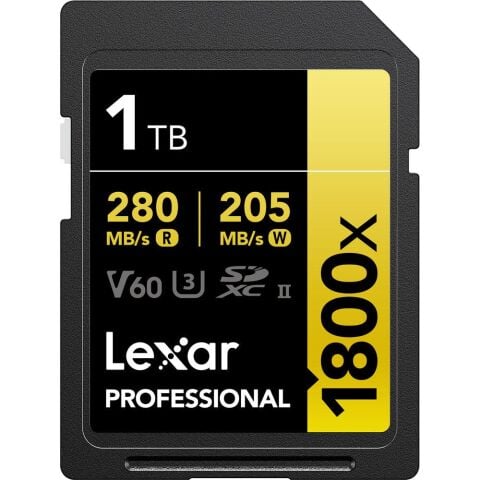 Lexar Professional 1 TB 280 MB/s Gold SD Hafıza Kartı