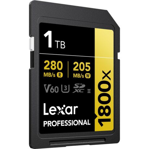 Lexar Professional 1 TB 280 MB/s Gold SD Hafıza Kartı