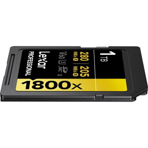 Lexar Professional 1 TB 280 MB/s Gold SD Hafıza Kartı