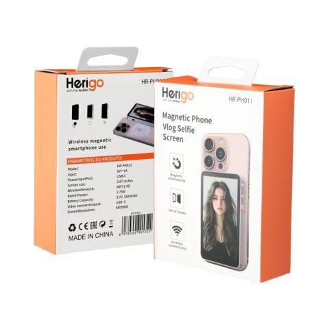 Herigo HR-PH011 Kablosuz Manyetik Vlog Selfie Ekranıı