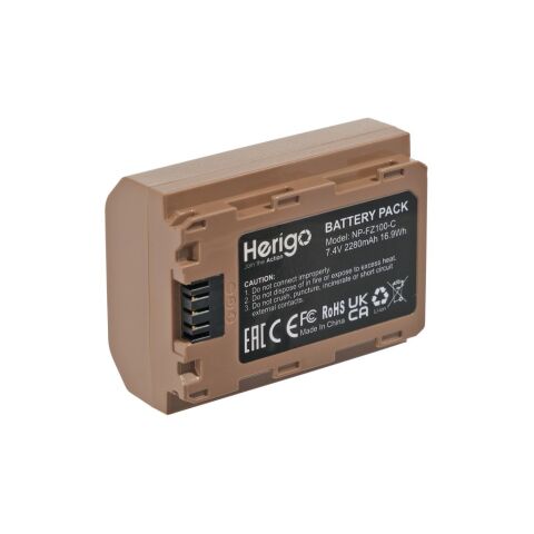 Herigo NP-FZ100-C 2280mAh Type-C Şarjlı Batarya (NP-FZ100 Uyumlu)