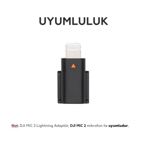 DJI Mic 2 Mobile Phone Adapter (Lightning) Kutusuz