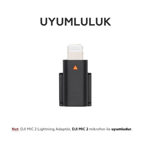 DJI Mic 2 Mobile Phone Adapter (Lightning) Kutusuz