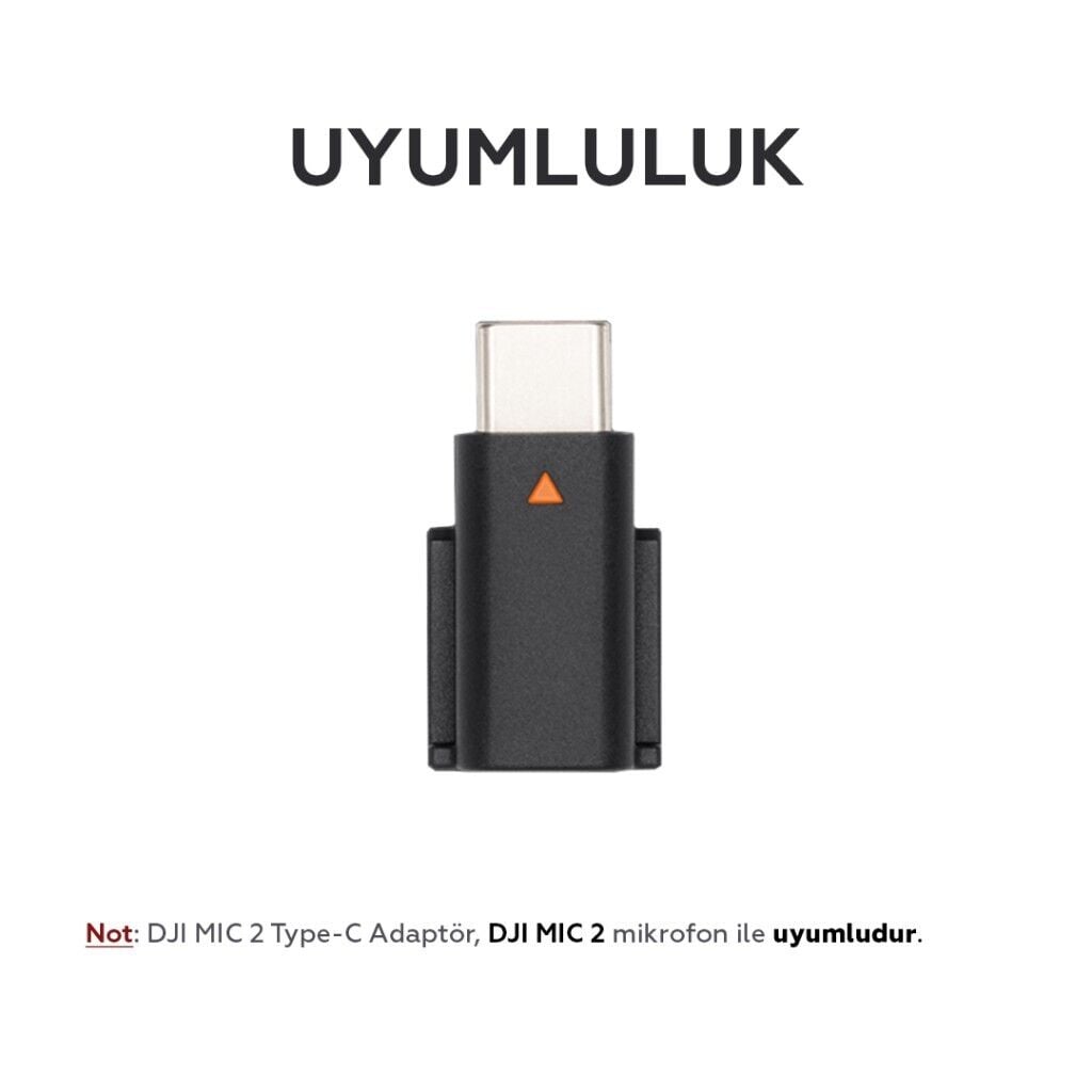 DJI Mic 2 Mobile Phone Adapter (Type-C) Kutusuz