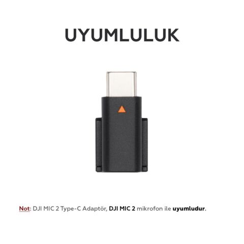 DJI Mic 2 Mobile Phone Adapter (Type-C) Kutusuz