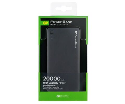 GP 20000mah Taşınabilir Şarj Aleti Powerbank Siyah