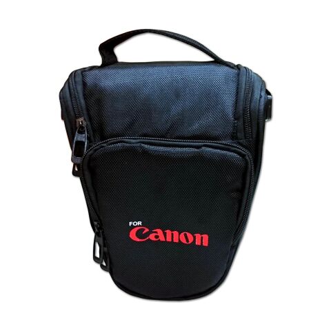 Canon Fotoğraf Makinası Üçgen Çanta Küçük
