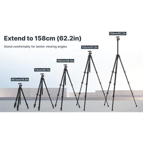 Ulanzi Ombra YING Travel Tripod Siyah