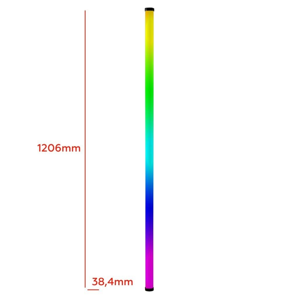 Herigo HR-PH008 120cm RGB LED Tube Video Light 2500-9900K Type-C Şarjlı Işık