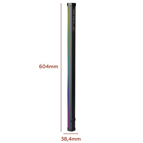 Herigo HR-PH007 60cm RGB LED Tube Video Light 2500-9900K Type-C Şarjlı Işık