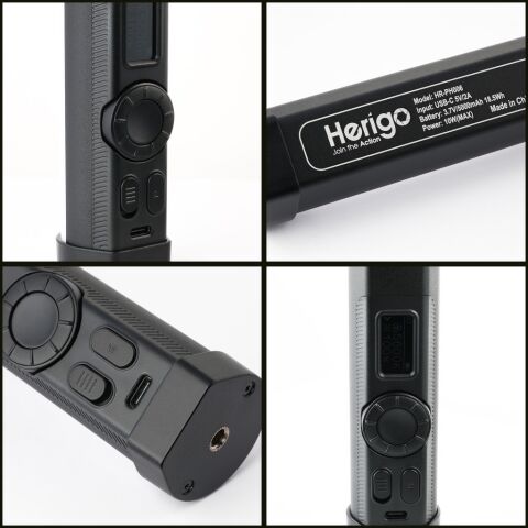 Herigo HR-PH006 32cm RGB LED Tube Video Light 2500-9900K Type-C Şarjlı Işık