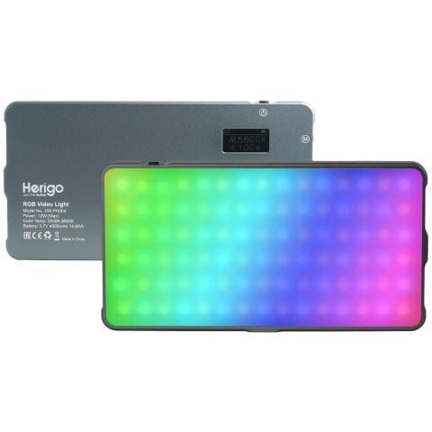 Herigo HR-PH004 RGB LED Video Işığı 2500-9900K Vlog Işığı