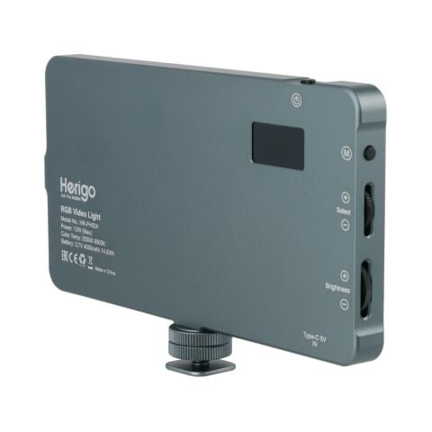 Herigo HR-PH004 RGB LED Video Işığı 2500-9900K Vlog Işığı
