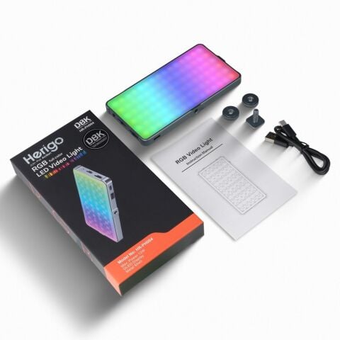 Herigo HR-PH004 RGB LED Video Işığı 2500-9900K Vlog Işığı