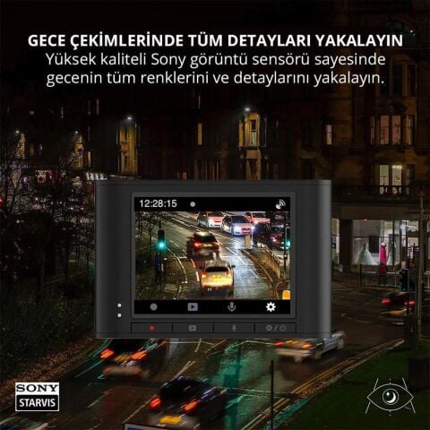 Yi Nightscape Dash Akıllı Araç Kamerası