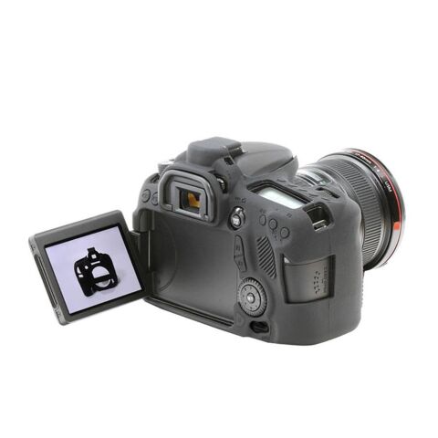 Sanger Silikon Kılıf Canon 70D Uyumlu Siyah