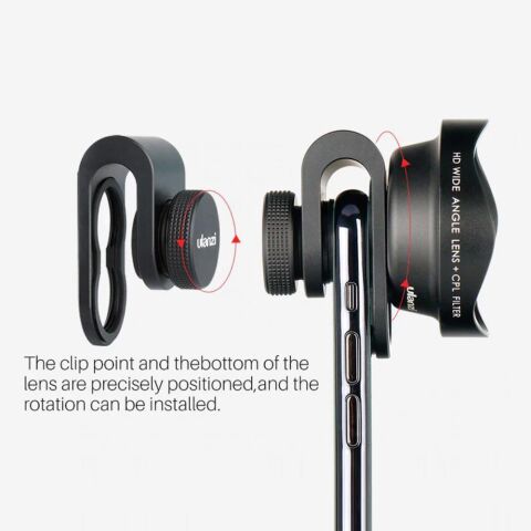 Ulanzi 16mm Geniş + CPL Profesyonel Telefon Lensi