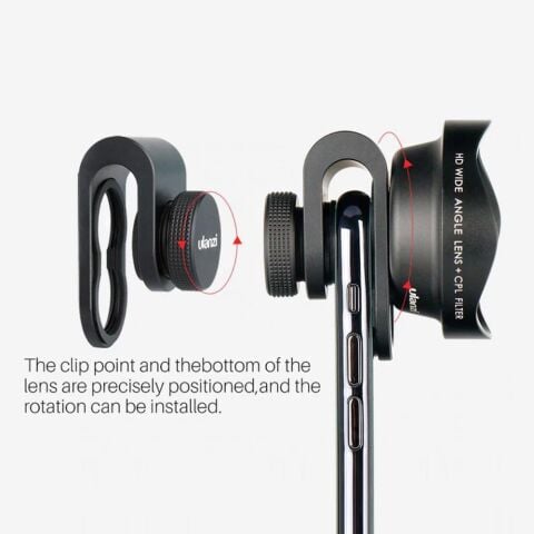 Ulanzi 16mm Geniş + CPL Profesyonel Telefon Lensi