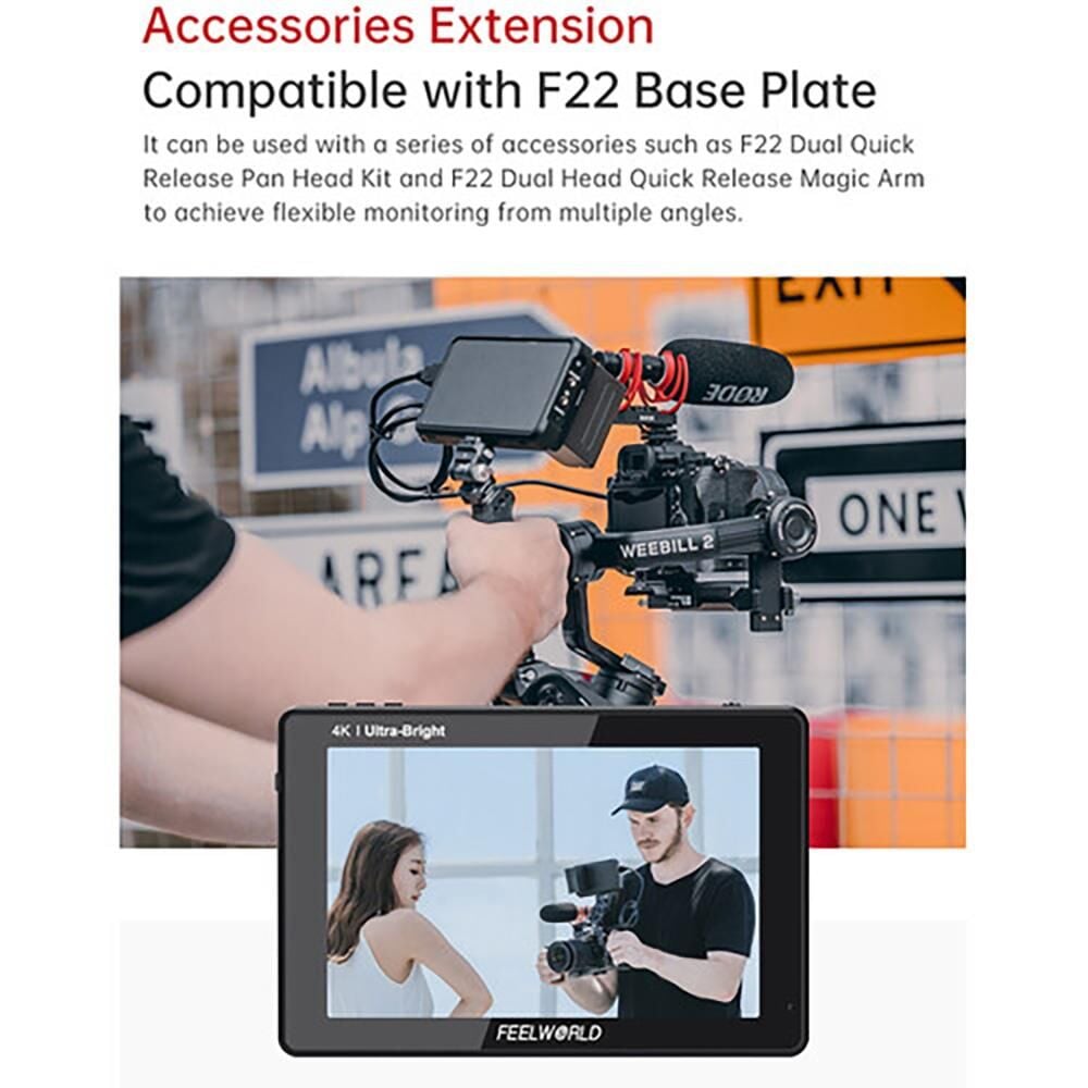 Falcam F22 Monitor Quick Release Monitörler İçin Plate