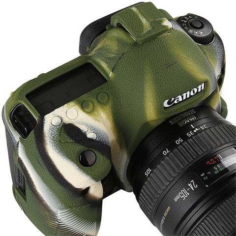 Sanger Silikon Kılıf Canon 5D Mark 4 İçin Kamuflaj