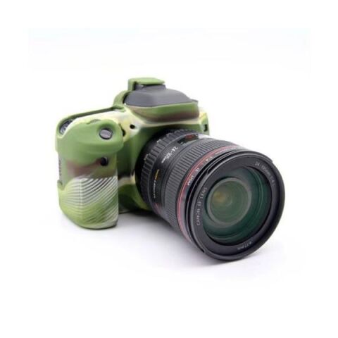 Sanger Silikon Kılıf Canon 80D Uyumlu Kamuflaj